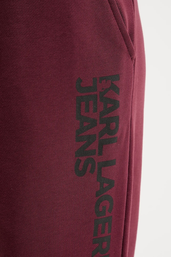 Donji dio trenirke Karl Lagerfeld Jeans bordo A1W10058