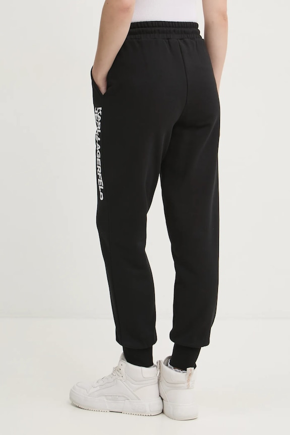 Ρούχα Παντελόνι φόρμας Karl Lagerfeld Jeans A1W10058 μαύρο