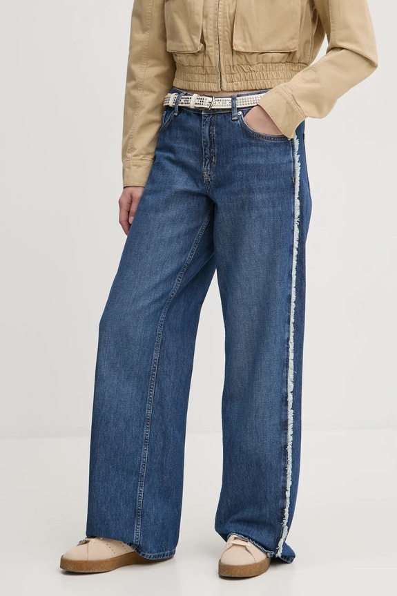Traperice Karl Lagerfeld Jeans srednje visoki plava A1W10036