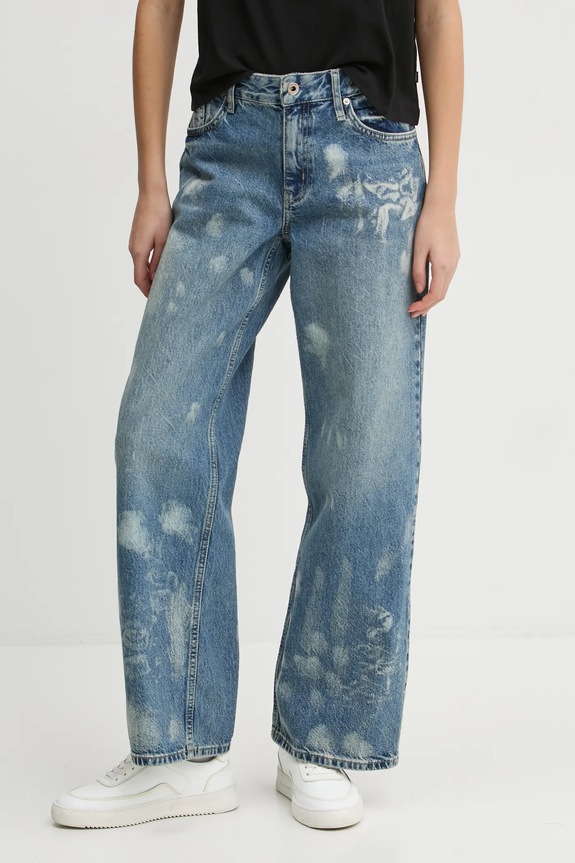Karl Lagerfeld Jeans jeansy Planet friendly niebieski A1W10040