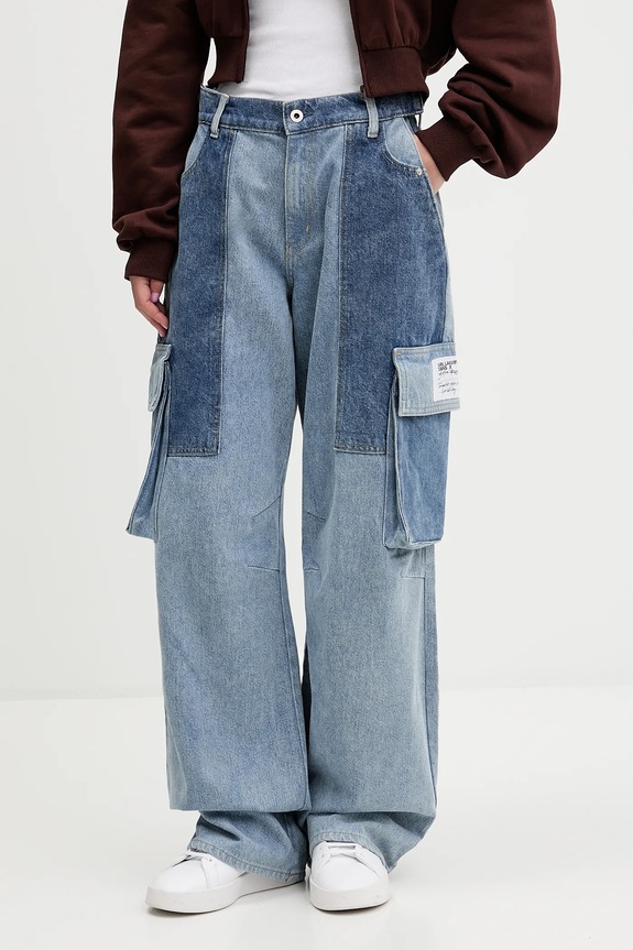 Τζιν παντελόνι Karl Lagerfeld Jeans χαμηλή μπλε A1W10142