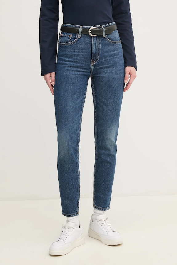 Džíny Tommy Hilfiger Planet friendly námořnická modř WW0WW43711