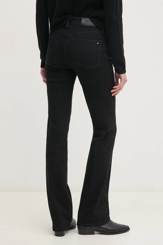 Ρούχα Τζιν παντελόνι Tommy Hilfiger WW0WW45007 μαύρο