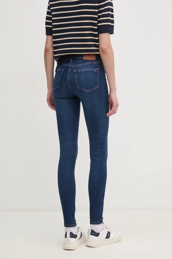 Oblačila Kavbojke Tommy Hilfiger WW0WW45010 mornarsko modra