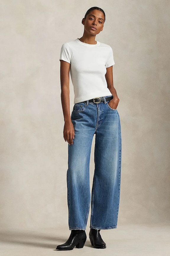 Polo Ralph Lauren jeansy bawełniane niebieski 211969380