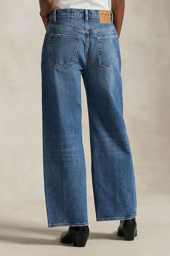 Βαμβακερό τζιν Polo Ralph Lauren 211969380 μπλε SS26