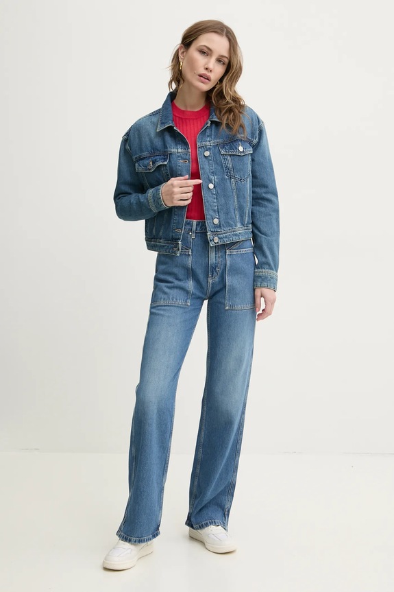 BOSS Orange jeansy 50529919 niebieski SS25