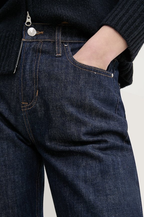 BOSS Orange jeansy granatowy 50534799