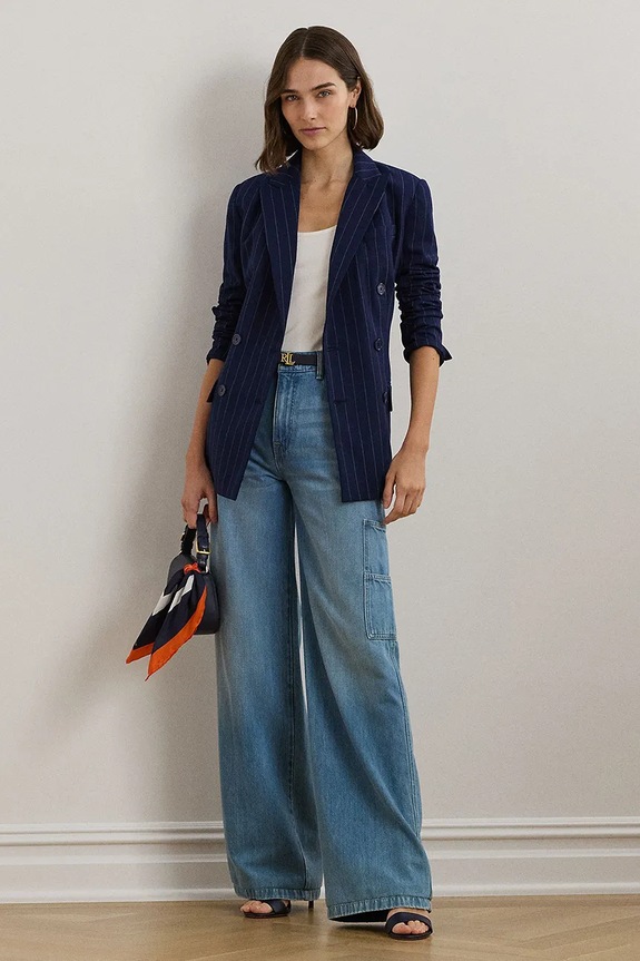 Lauren Ralph Lauren jeansy niebieski 200957690