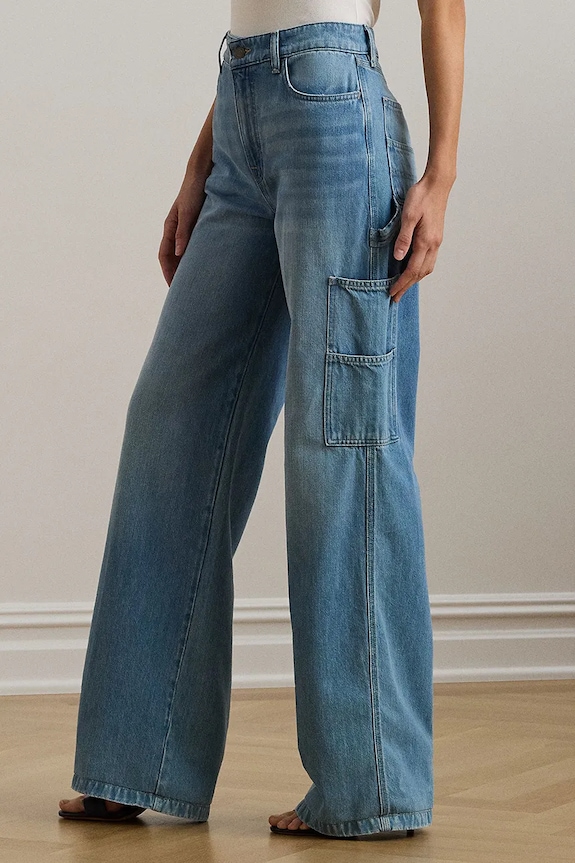 Odzież Lauren Ralph Lauren jeansy 200957690 niebieski