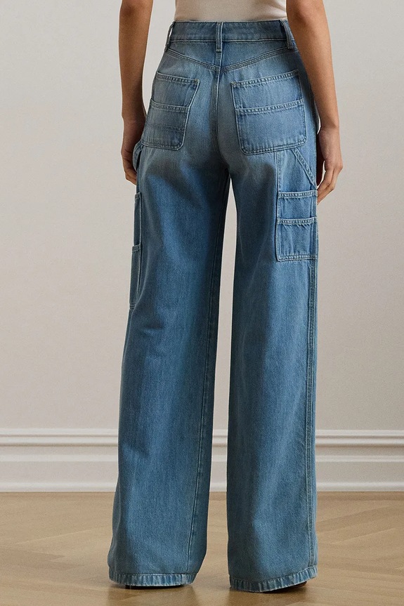 Lauren Ralph Lauren jeansy niebieski 200957690