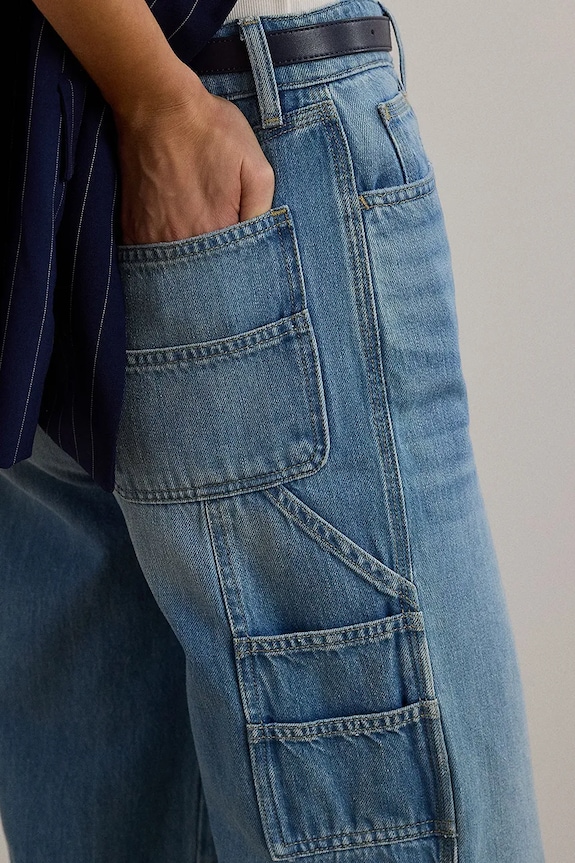 Lauren Ralph Lauren jeansy 200957690 niebieski