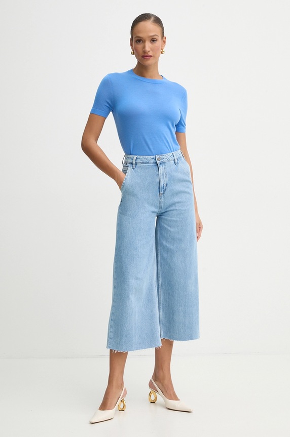 BOSS jeansy 50538120 niebieski SS25