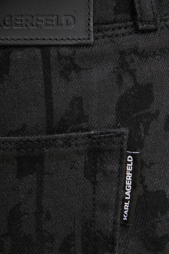 Τζιν παντελόνι Karl Lagerfeld μαύρο A1W10015