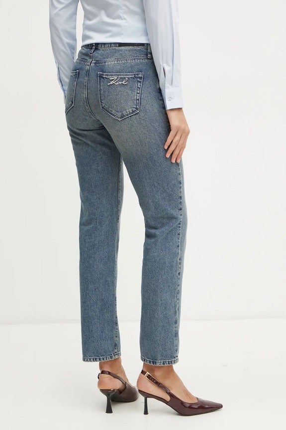 Odzież Karl Lagerfeld jeansy A1W10087 niebieski