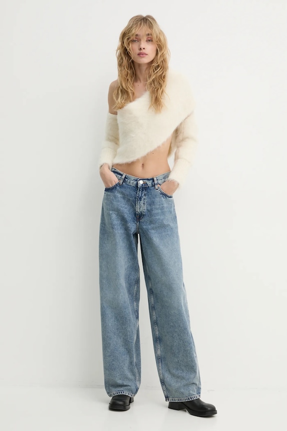 Samsoe Samsoe jeansy SAHARPER F24400109 niebieski SS25