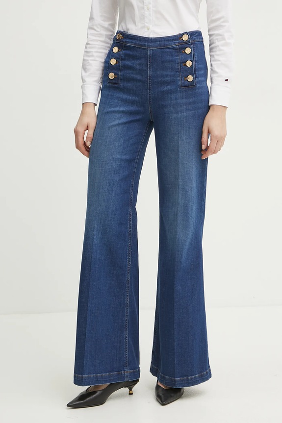 Twinset jeansy niebieski 251TP2574