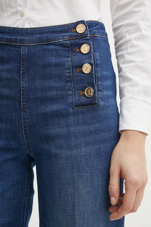 Twinset jeansy niebieski 251TP2574