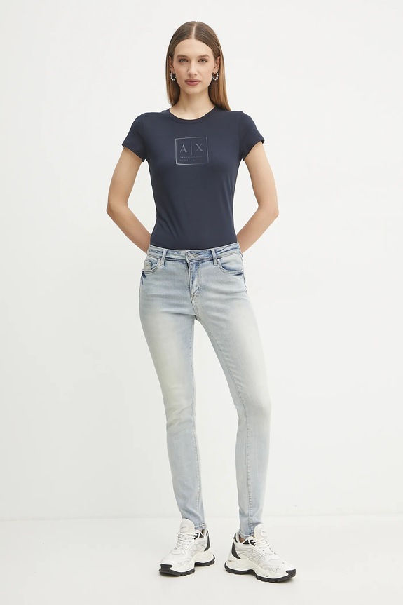 Armani Exchange jeansy XW000129.AF12853 niebieski SS25