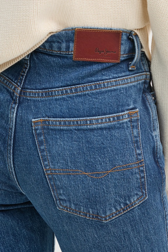 Rifle Pepe Jeans SLIM JEANS UHW BETTY modrá PL204590EE3