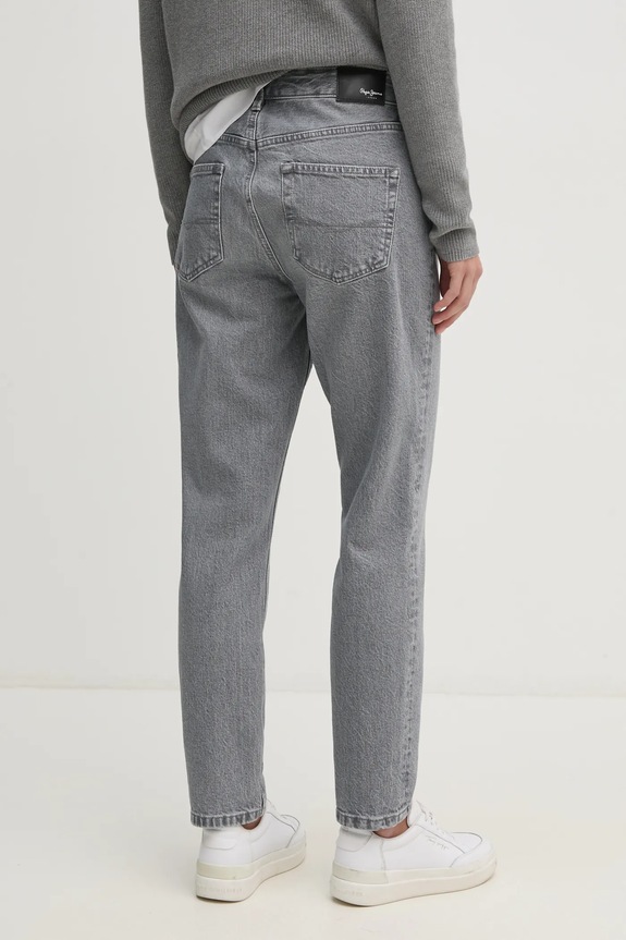 Odzież Pepe Jeans jeansy TAPERED JEANS HW VIOLET PL204591UN0 szary