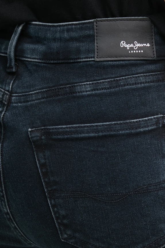 Pepe Jeans jeansy SKINNY JEANS MW REGENT granatowy PL204728ED9