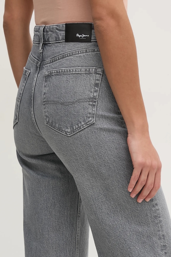 Traperice Pepe Jeans STRAIGHT JEANS UHW LEXA siva PL204731UN0