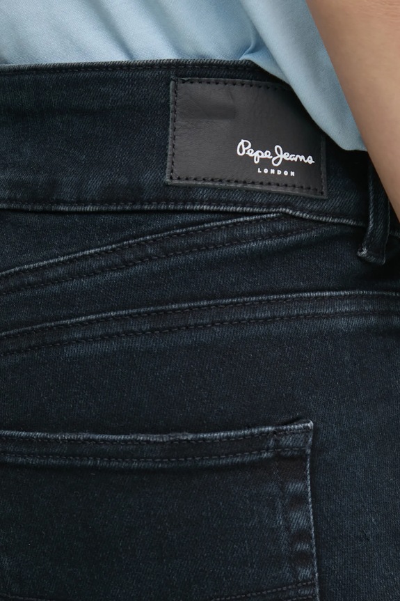 Rifle Pepe Jeans SLIM JEANS MW GEN tmavomodrá PL204735ED9