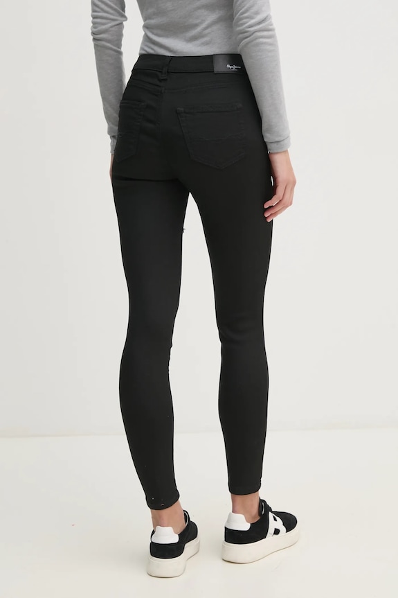 Odjeća Traperice Pepe Jeans SUPER SKINNY JEANS HW PL204738XM7 crna