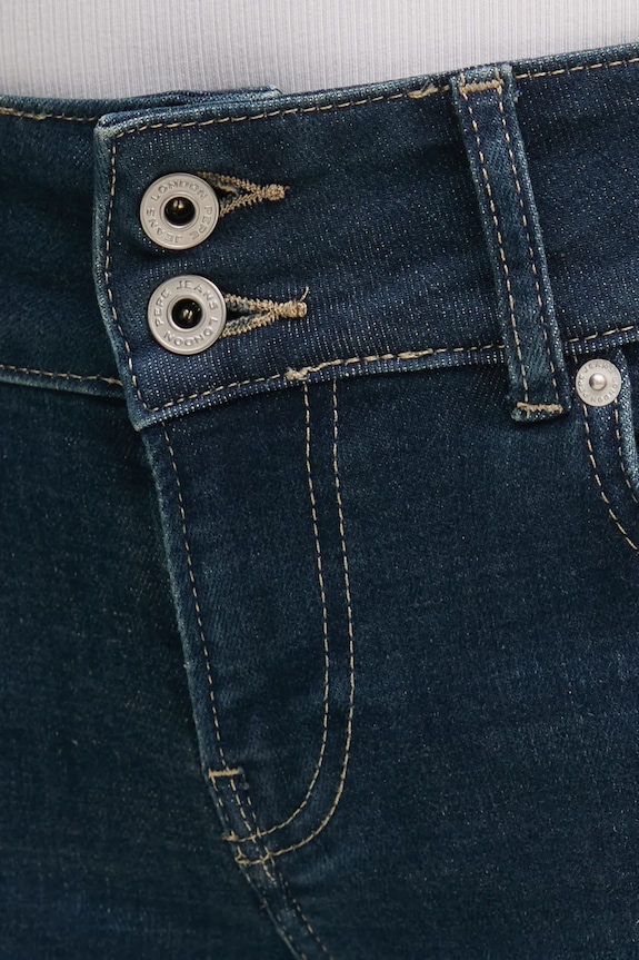 Rifle Pepe Jeans STRAIGHT JEANS LW VENUS tmavomodrá PL204848ED7