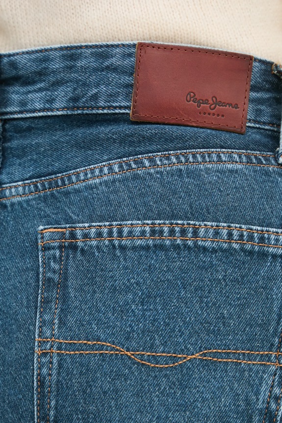 Pepe Jeans jeansi STRAIGHT JEANS HW ROBYN bleumarin PL204901EF2