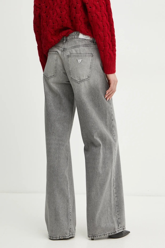 Odzież Guess jeansy W5RA96.D5M31 szary