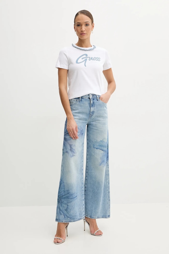 Džíny Guess BELLFLOWER W5RA82.D5LG2 modrá SS25