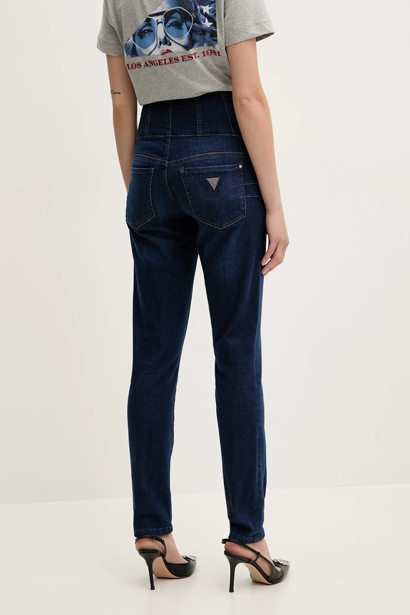 Odzież Guess jeansy W5RA1F.D5L91 granatowy