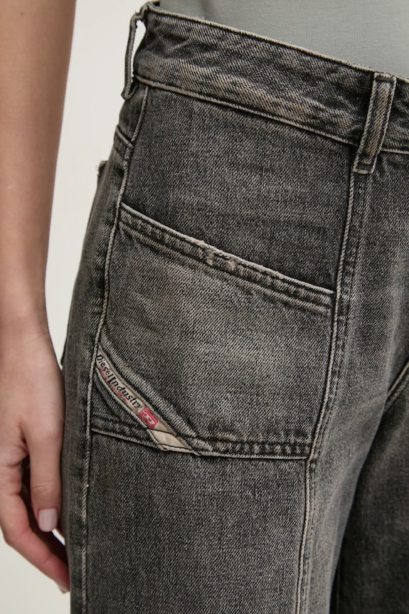 Džíny Diesel D-AKII L.32 TROUSERS šedá A12808.007Z2