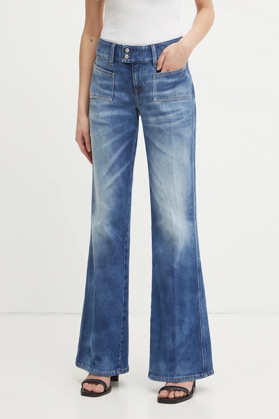 Diesel jeansy D-HUSH L.32 TROUSERS niebieski A13820.09L19