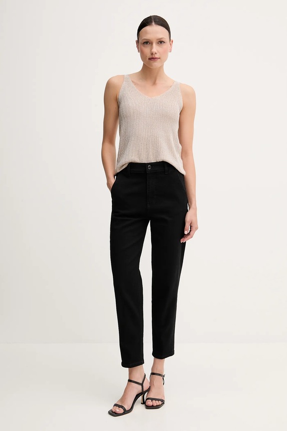 Sisley jeans 4TAYLF06G nero SS26