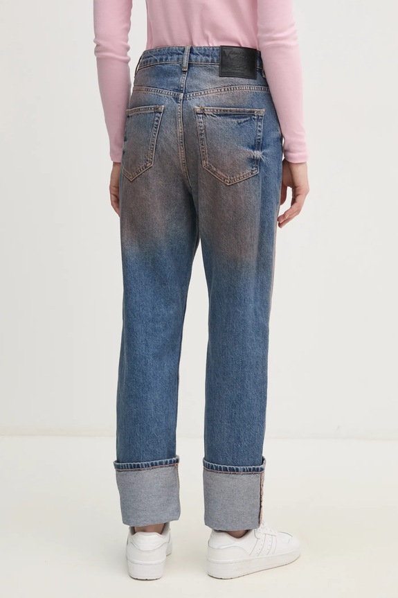 Odzież Sisley jeansy 43Y3LE049 niebieski