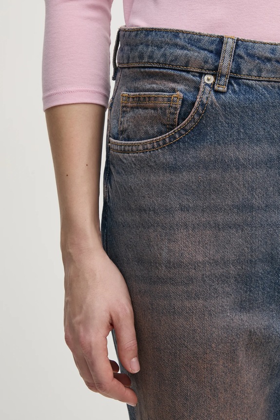 Τζιν παντελόνι Sisley 43Y3LE049 μπλε