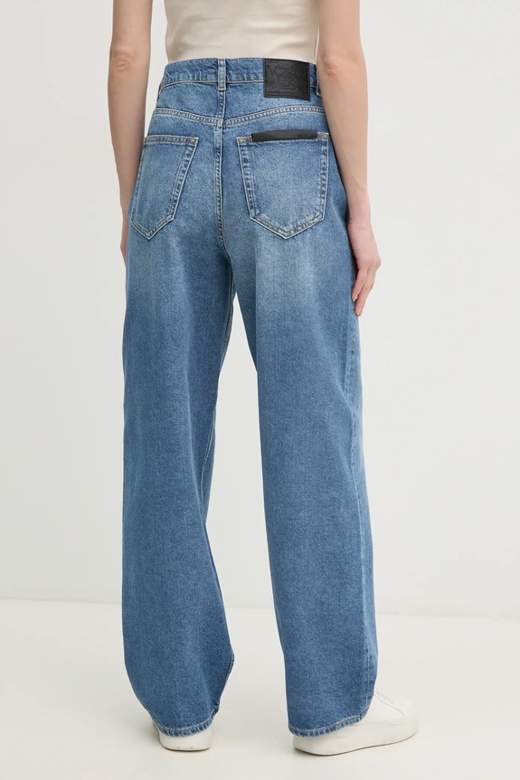 Odzież Sisley jeansy 4I2MLE04D niebieski