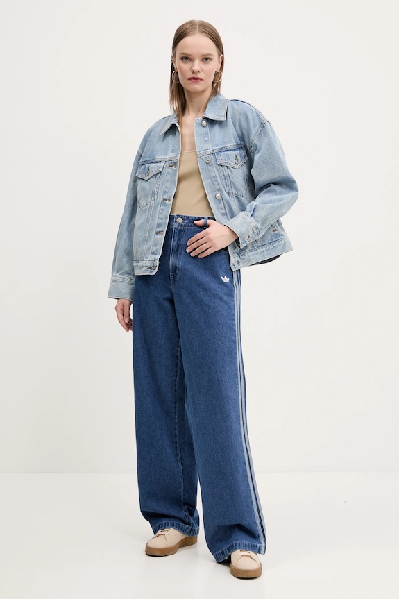 adidas Originals farmer DENIM 3S PANT JD2574 kék AW25