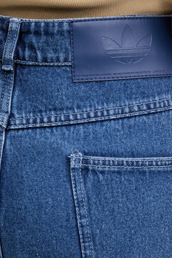 adidas Originals farmer DENIM 3S PANT JD2574 kék