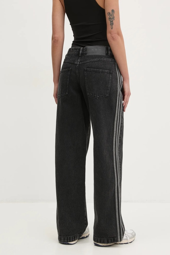 Odzież adidas Originals jeansy bawełniane DENIM 3S PANT JD3109 czarny