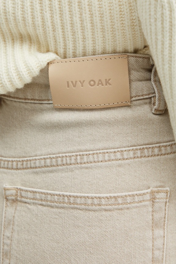 Ivy Oak jeansy beżowy IO115205