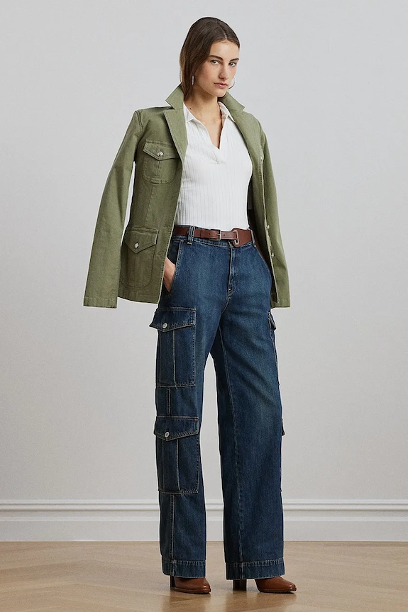 Oblečení Džíny Lauren Ralph Lauren 200963880 modrá