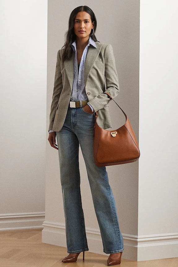 Lauren Ralph Lauren jeansy niebieski 200979253