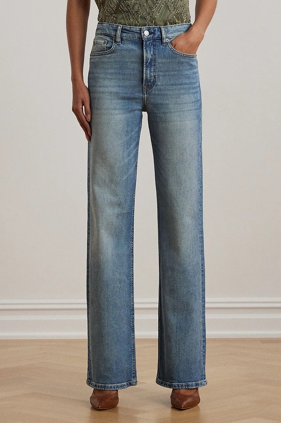 Lauren Ralph Lauren jeansy 200979253 niebieski SS25