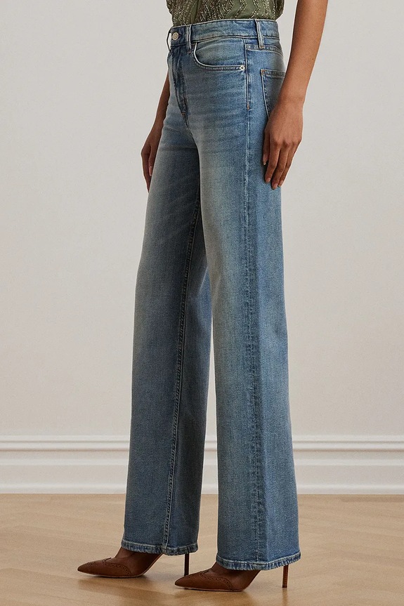 Odzież Lauren Ralph Lauren jeansy 200979253 niebieski