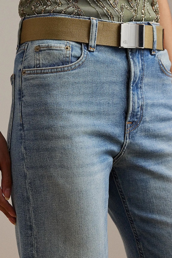 Lauren Ralph Lauren jeansy 200979253 niebieski