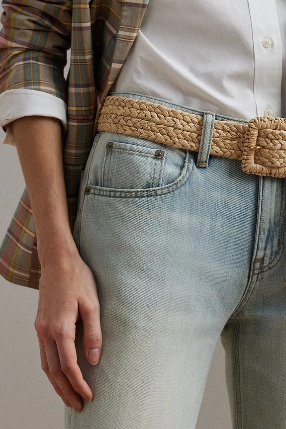 Lauren Ralph Lauren jeansy 200963849 niebieski